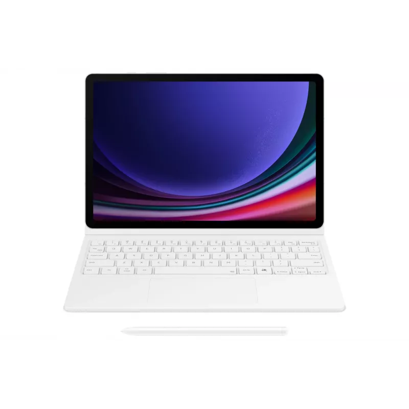 Klawiatura Samsung EF-DX725 QWERTY angielska z touchpadem biała