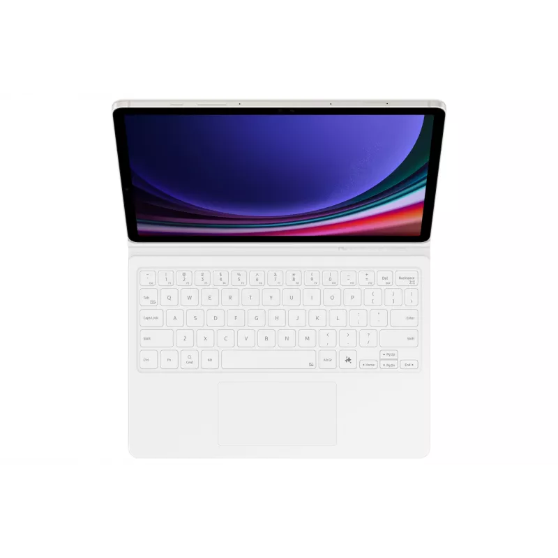 Klawiatura Samsung EF-DX725 QWERTY angielska z touchpadem biała