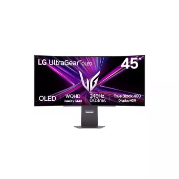 LG 45GX900A-B monitor komputerowy 113 cm (44,5 cala) 3440 x 1440 pikseli Wide Quad HD OLED Czarny