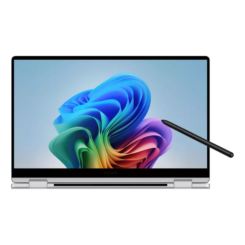 Samsung NP750QHAA-EXP Intel Core Ultra 7 256V Hybrid (2-w-1) 39,6 cm (15,6 cala) Dotykowy Full HD 16 GB LPDDR5x-SDRAM 512 GB SSD Wi-Fi 7 (802.11be) Windows 11 Home Srebrny