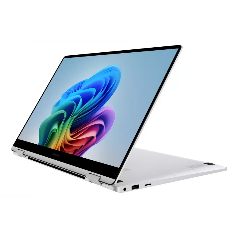Samsung NP750QHAA-EXP Intel Core Ultra 7 256V Hybrid (2-w-1) 39,6 cm (15,6 cala) Dotykowy Full HD 16 GB LPDDR5x-SDRAM 512 GB SSD Wi-Fi 7 (802.11be) Windows 11 Home Srebrny
