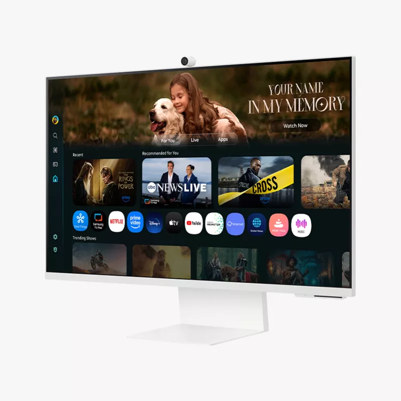 Monitor komputerowy Samsung M8 M80F 81,3 cm (32 cale) 3840 x 2160 pikseli 4K Ultra HD LCD Biały
