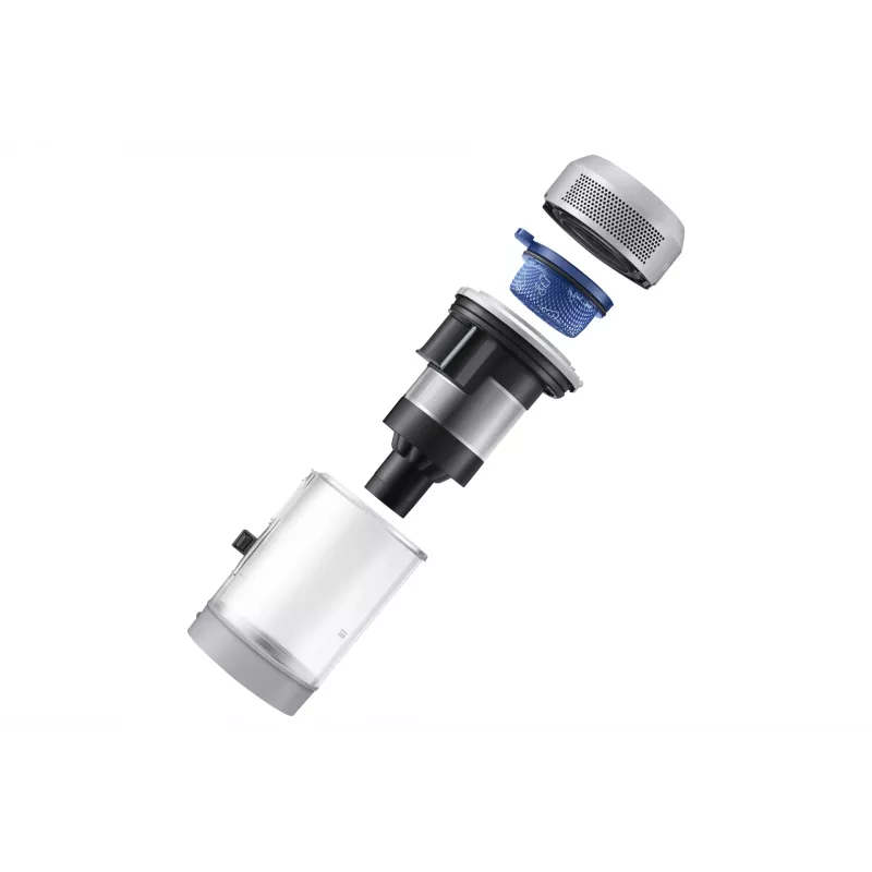 Samsung VS80F28ELP odkurzacz ręczny 2-w-1 zasilany bateriami na sucho HEPA, Micro bezworkowy 0,5 L 770 W szary 2,2 Ah