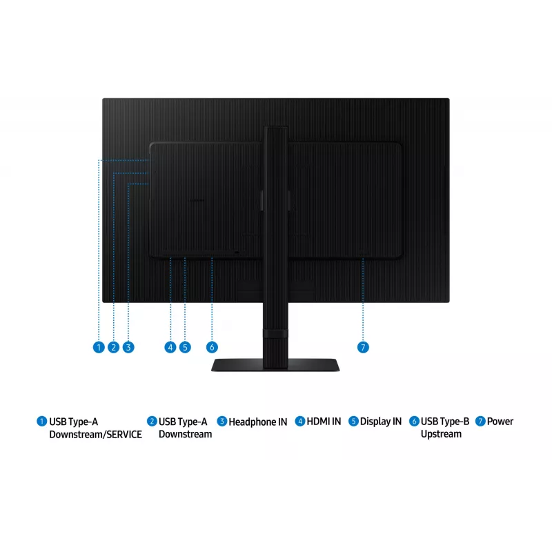 Monitor komputerowy Samsung S60UD 68,6 cm (27 cali) 2560 x 1440 pikseli Quad HD LCD Czarny