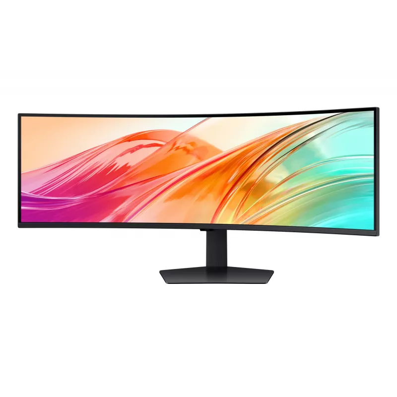 Monitor komputerowy Samsung S95UC 124,5 cm (49 cali) 5120 x 1440 pikseli Dual QHD LCD Czarny