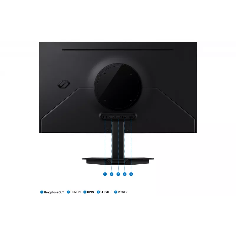Monitor komputerowy Samsung G50F 68,6 cm (27 cali) 2560 x 1440 pikseli Quad HD OLED Czarny