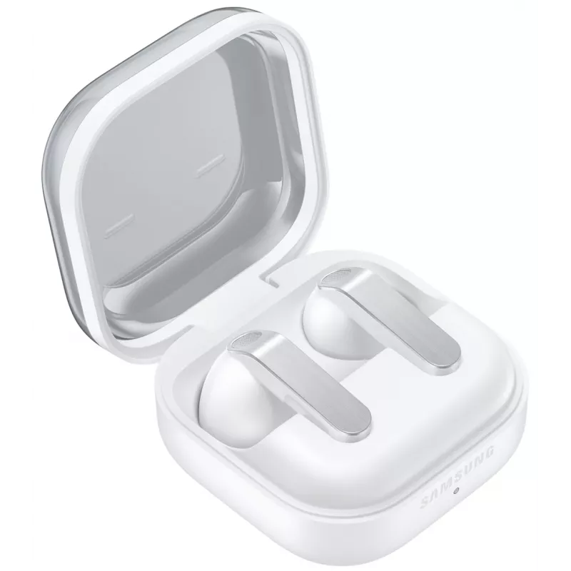 Zestaw słuchawkowy Samsung Galaxy Buds4 Bezprzewodowy Douszny Rozmowy/Muzyka Bluetooth Biały