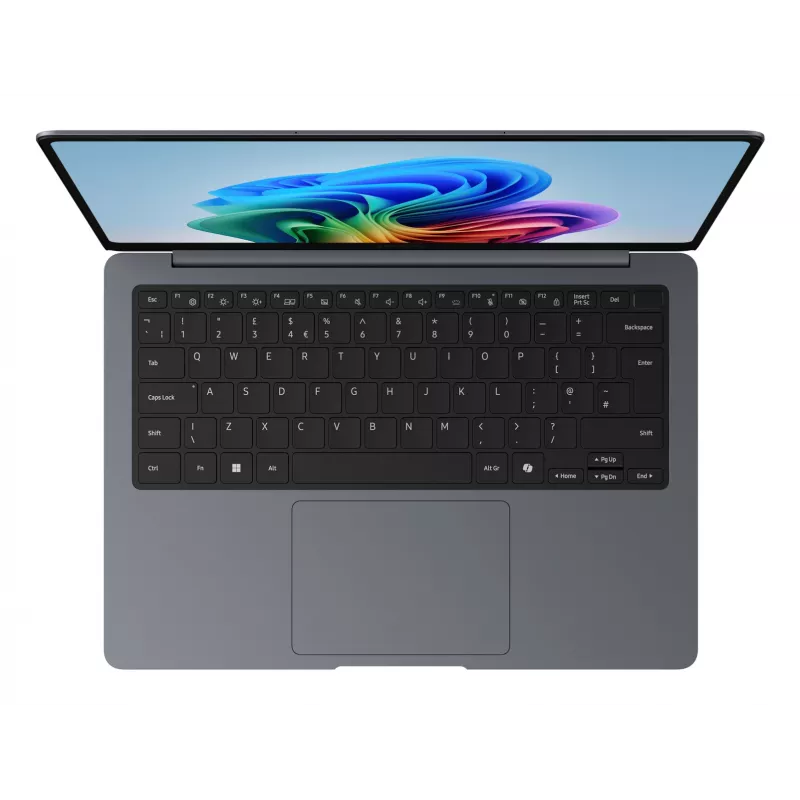 Samsung Galaxy Book6 Pro Copilot+ PC Intel Core Ultra 7 356H Laptop 35.6 cm (14 cali) Dotykowy WQXGA+ 32 GB LPDDR5x-SDRAM 512 GB SSD Wi-Fi 7 (802.11be) Windows 11 Pro Szary