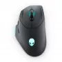 Mysz Alienware AW620M Gaming Praworęczna RF Wireless + USB Type-C Optyczna 26000 DPI