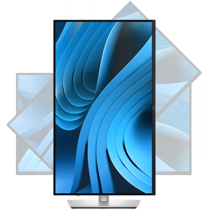 Monitor komputerowy DELL Pro Plus P2725D 68,6 cm (27 cali) 2560 x 1440 pikseli Quad HD LCD Czarny, Srebrny
