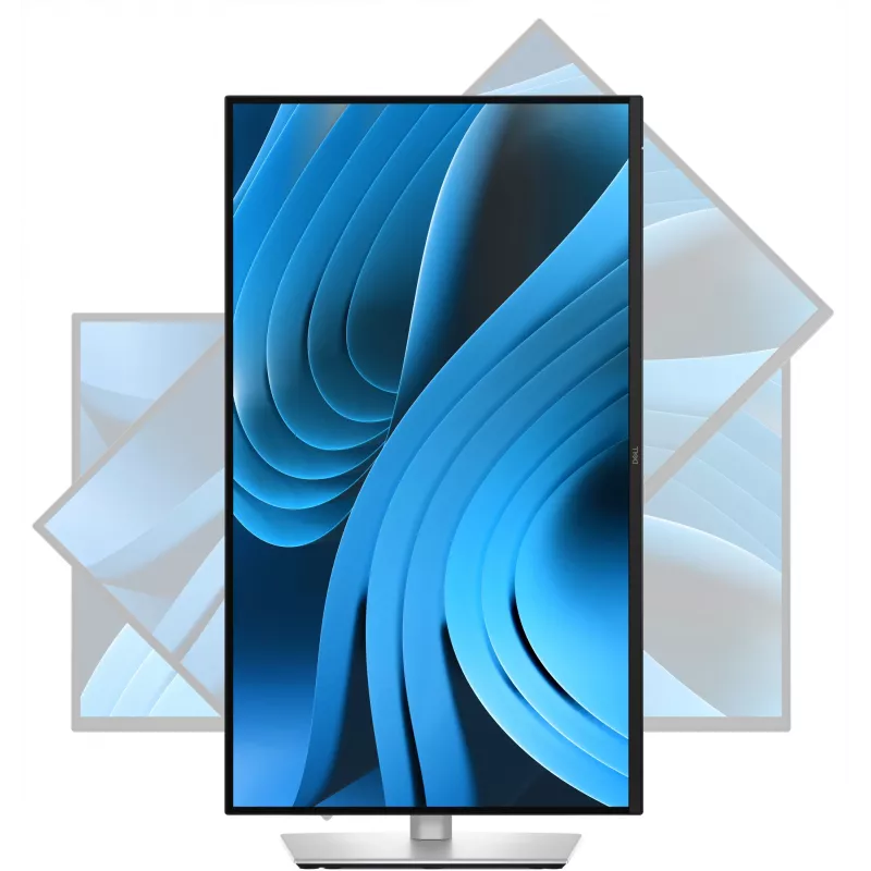 DELL Pro Plus P2725QE monitor komputerowy 68,6 cm (27 cali) 3840 x 2160 pikseli 4K Ultra HD LCD Czarny, Srebrny