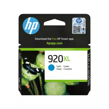 HP 920XL High Yield cyjan Oryginalnyna kaseta z atramentem, cyjan, 1 szt., 700 stron