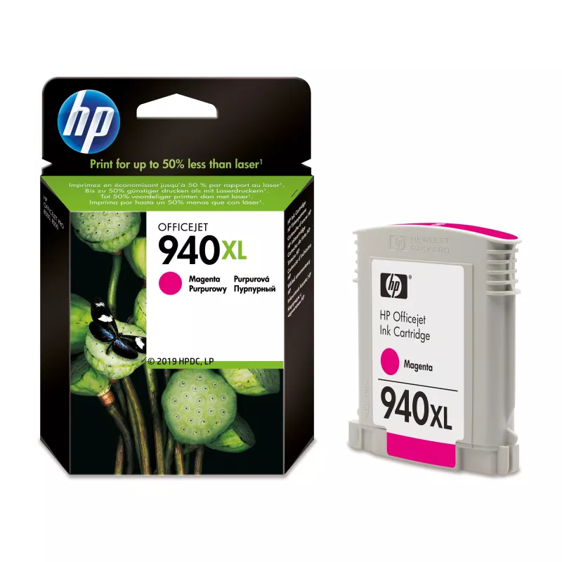 HP 940XL High Yield magenta Oryginalnyna kaseta z tuszem 1 szt. Wysoka wydajność (XL)