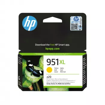 HP 951XL High Yield żółty Oryginalny wkład atramentowy, żółty, 1 szt., 1500 stron
