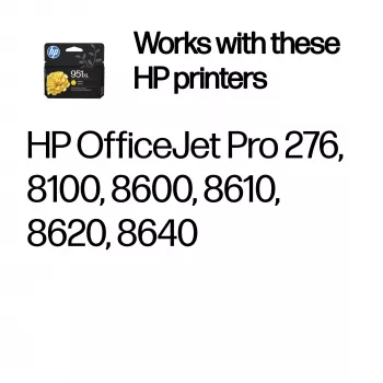 HP 951XL High Yield żółty Oryginalny wkład atramentowy, żółty, 1 szt., 1500 stron