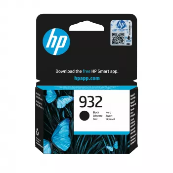 HP 932 Czarny oryginalny wkład atramentowy, czarny, 1 szt., 400 stron