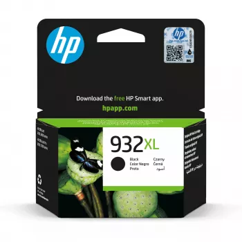 HP 932XL High Yield Czarny Oryginalny wkład atramentowy, czarny, 1 szt., 1000 stron