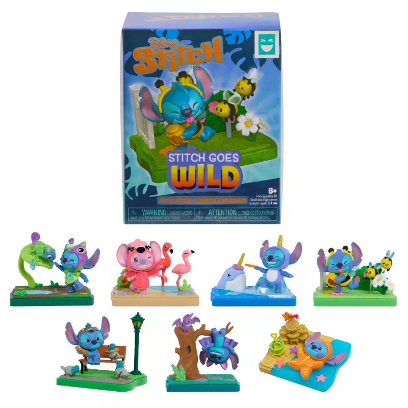 Just Play Happy Haul Stitch Goes Wild Collectible Figure Blind Boxes