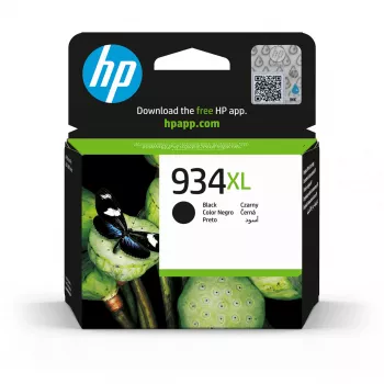 Oryginalny wkład atramentowy HP 934XL High Yield Czarny, czarny, 1 szt., 1000 stron