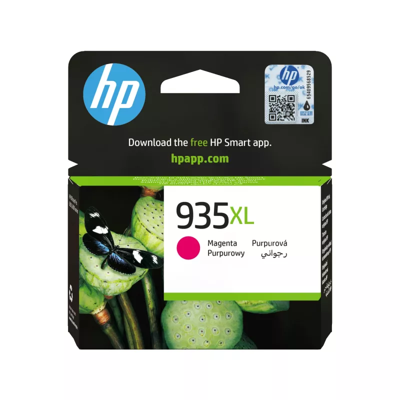 HP 935XL Wysokowydajny Oryginalny Tusz Atramentowy magenta, magenta, 1 szt., 825 stron