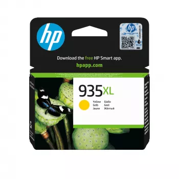 HP 935XL High Yield żółty Oryginalny wkład atramentowy, żółty, 1 szt., 825 stron