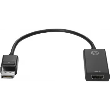 Adapter HP DisplayPort do HDMI 1.4, DisplayPort, HDMI, czarny