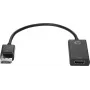 Adapter HP DisplayPort do HDMI 1.4, DisplayPort, HDMI, czarny