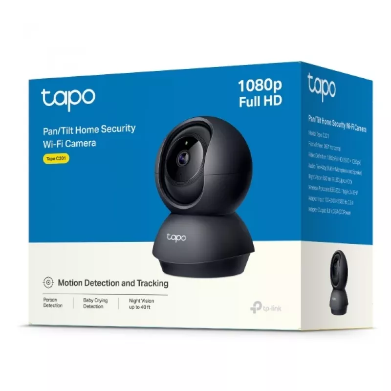Kamera bezpieczeństwa IP TP-Link TAPO C201 Wewnętrzna 1920 x 1080 pikseli Biurko/Ściana
