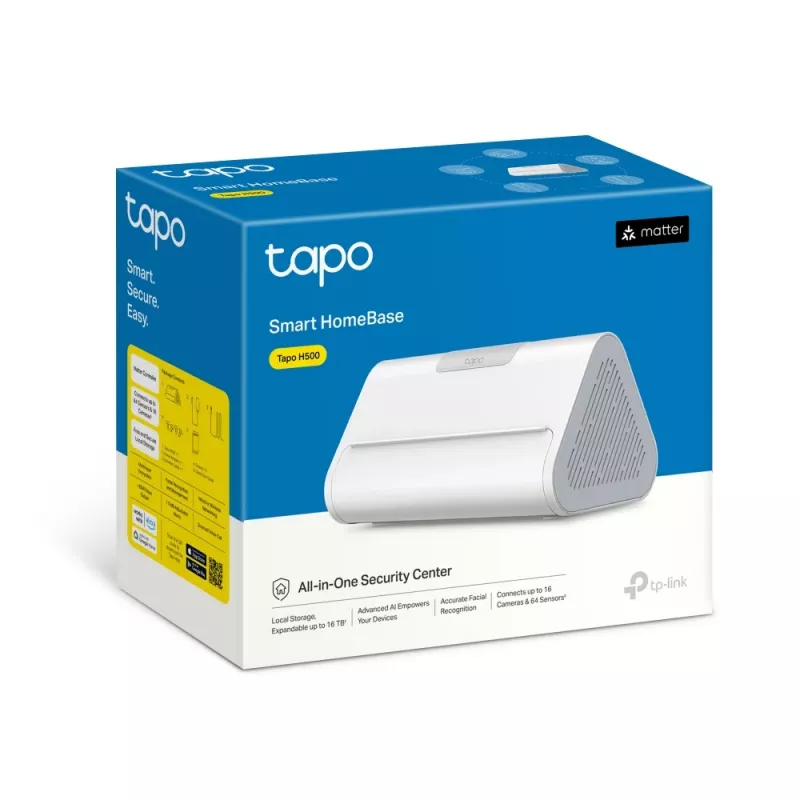 Jednostka bazowa TP-Link Tapo H500 Wewnętrzna Przewodowa Bezprzewodowa Biała