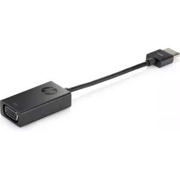 HP HDMI to VGA adapter kablowy, VGA (D-Sub), HDMI Type A (Standard), Męski, Żeński, Czarny, Chiny
