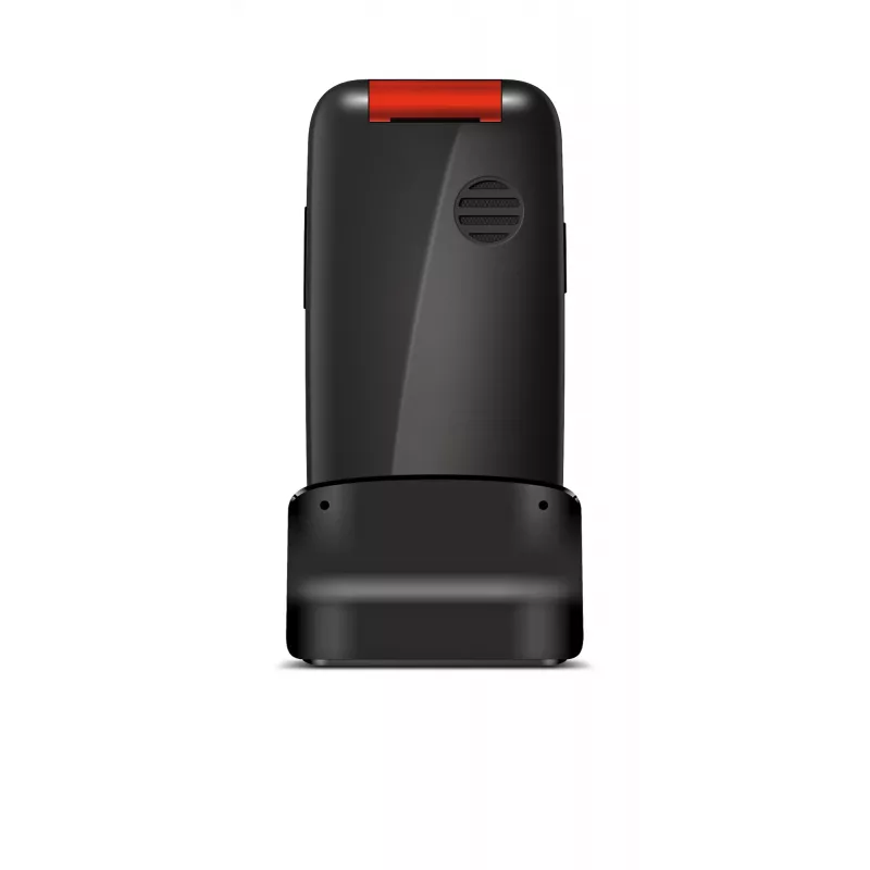 Emporia emporiaONE 6.1 cm (2.4 cala) 80 g Czarny, Czerwony Telefon dla seniora
