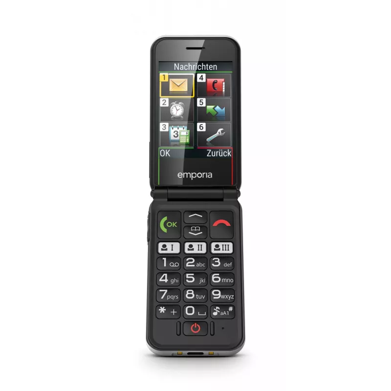 Emporia SIMPLICITYglam 7.11 cm (2.8 cala) 106 g Biały Telefon dla seniora