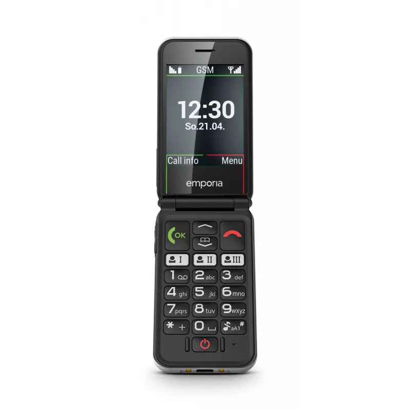 Emporia SIMPLICITYglam 7.11 cm (2.8 cala) 106 g Biały Telefon dla seniora