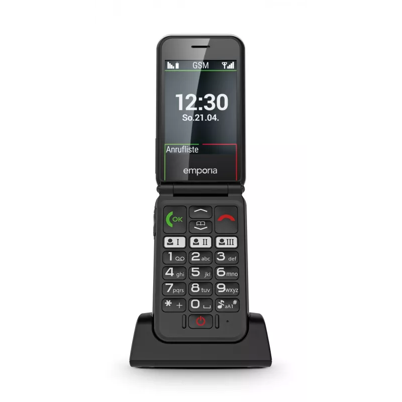 Emporia SIMPLICITYglam 7.11 cm (2.8 cala) 106 g Biały Telefon dla seniora