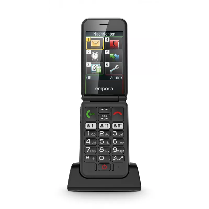 Emporia SIMPLICITYglam 7.11 cm (2.8 cala) 106 g Biały Telefon dla seniora
