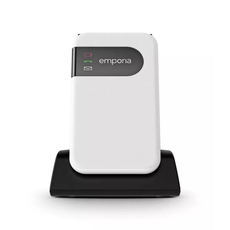 Emporia SIMPLICITYglam 7.11 cm (2.8 cala) 106 g Biały Telefon dla seniora