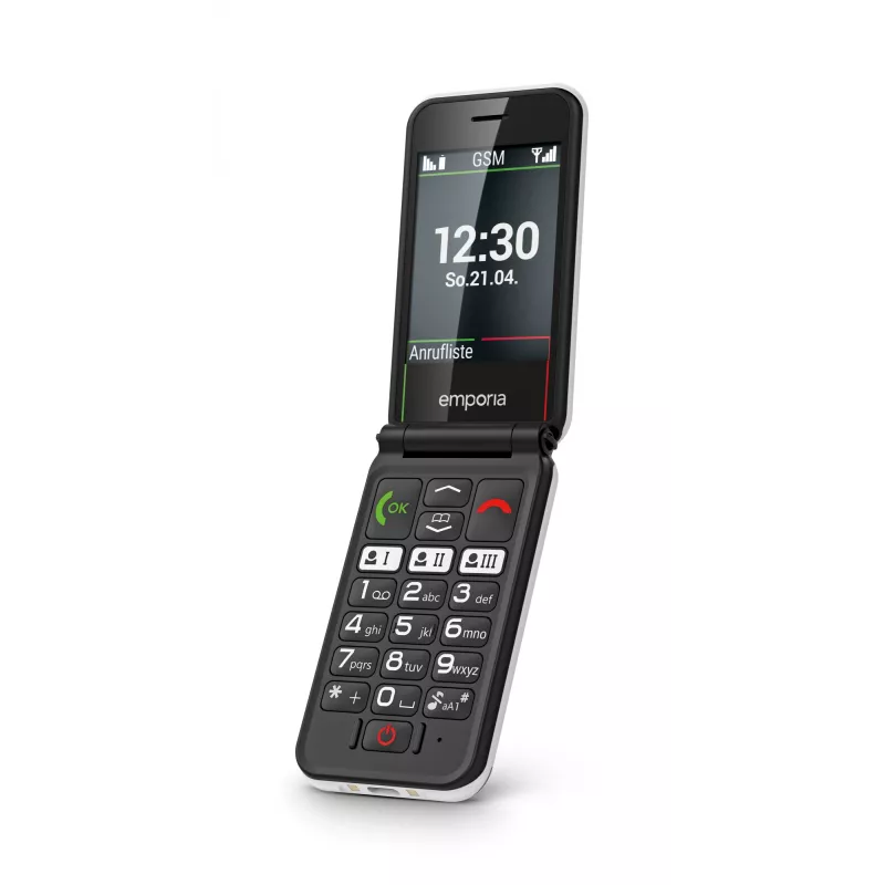 Emporia SIMPLICITYglam 7.11 cm (2.8 cala) 106 g Biały Telefon dla seniora