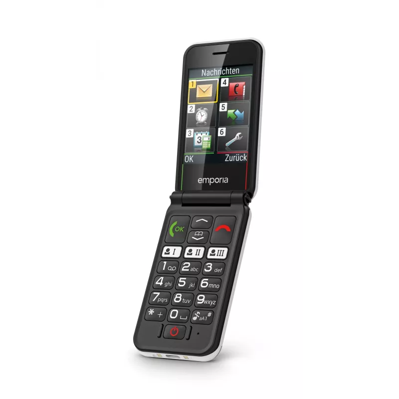 Emporia SIMPLICITYglam 7.11 cm (2.8 cala) 106 g Biały Telefon dla seniora