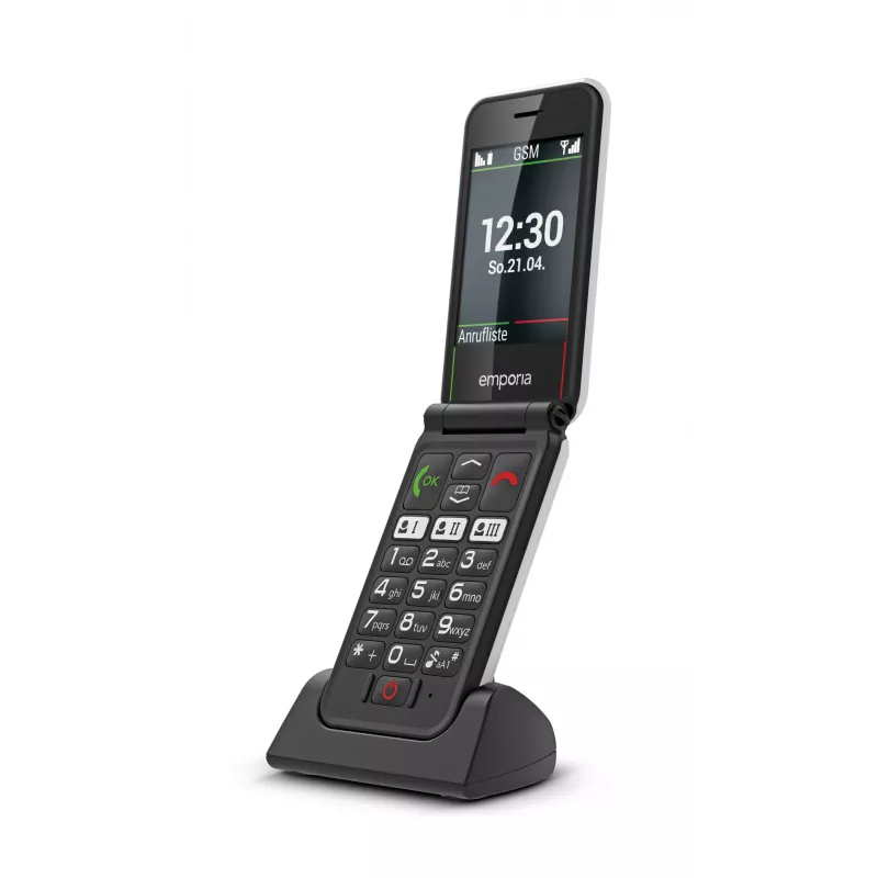 Emporia SIMPLICITYglam 7.11 cm (2.8 cala) 106 g Biały Telefon dla seniora