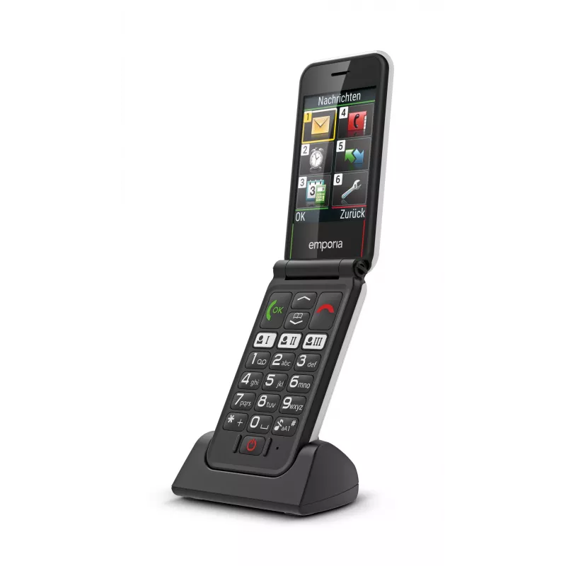 Emporia SIMPLICITYglam 7.11 cm (2.8 cala) 106 g Biały Telefon dla seniora