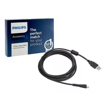 Philips 1 X kabel USB do SpeechMike III 2.4 m USB A czarny
