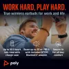 HP Poly Voyager Free 60+M UC Carbon Czarny Earbuds +BT700 USB-C Adapter +Touchscreen Charge Case