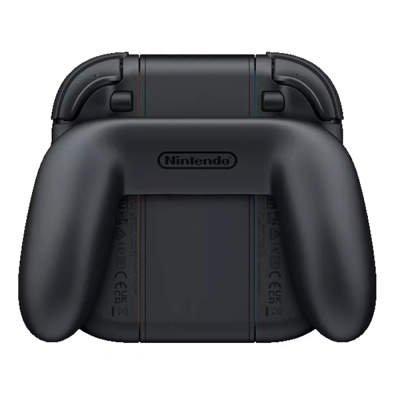 Nintendo Joy-Con 2 Charging Grip, kontroler do Nintendo Switch 2, grip kontrolera, czarny, przezroczysty, plastik, Nintendo, Joy-Con 2