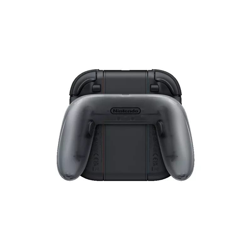 Nintendo Joy-Con 2 Charging Grip, kontroler do Nintendo Switch 2, grip kontrolera, czarny, przezroczysty, plastik, Nintendo, Joy-Con 2