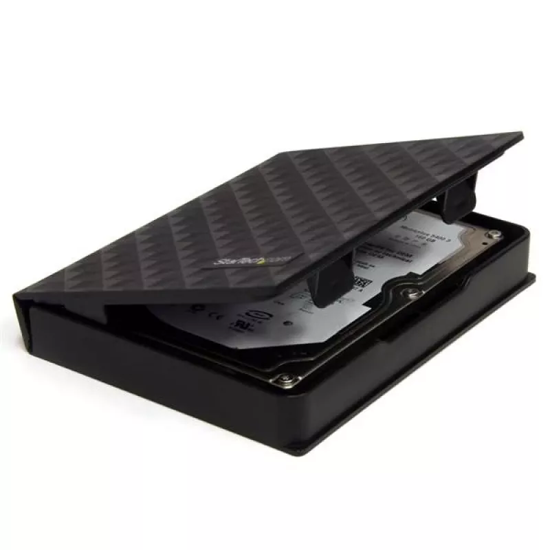StarTech.com 2.5in Anti-Static Hard Drive Protector Case - Czarny (3pk)