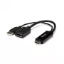 StarTech.com Adapter HDMI na DisplayPort - 4K 30Hz, 3840 x 2160 pikseli, 1080p, 720p, 120 Hz, Czarny, MegaChips - STDP2600, Aktywny konwerter wideo