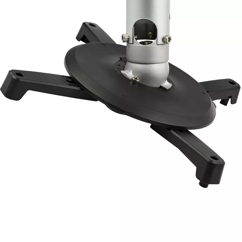 StarTech.com Uniwersalny uchwyt sufitowy do projektora - Wytrzymały, regulowany/wysuwany uchwyt na słupie 5-22,7 cala od sufitu - 15 kg - pochylanie/obrót - wiszący uchwyt do projektora z ramieniem