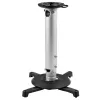 StarTech.com Uniwersalny uchwyt sufitowy do projektora - Wytrzymały, regulowany/wysuwany uchwyt na słupie 5-22,7 cala od sufitu - 15 kg - pochylanie/obrót - wiszący uchwyt do projektora z ramieniem