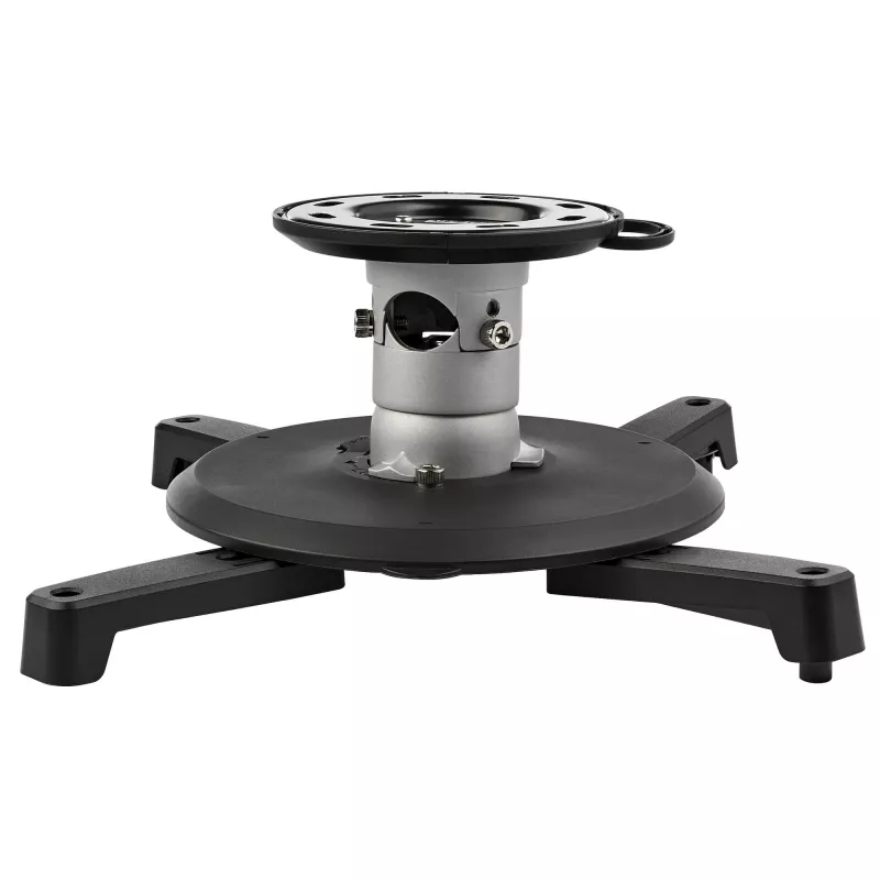 StarTech.com Uniwersalny uchwyt sufitowy do projektora - Wytrzymały, regulowany/wysuwany uchwyt na słupie 5-22,7 cala od sufitu - 15 kg - pochylanie/obrót - wiszący uchwyt do projektora z ramieniem