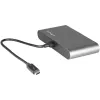 StarTech.com Mini stacja dokująca Thunderbolt dla dwóch monitorów, DisplayPort 4K 60 Hz, bezsterownikowy koncentrator dla Windows i Mac, Gigabit Ethernet, 1x USB-A (USB 5 Gb/s), kabel 11 cali (28 cm)